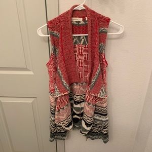 Anthropologie Sleeveless Cardigan